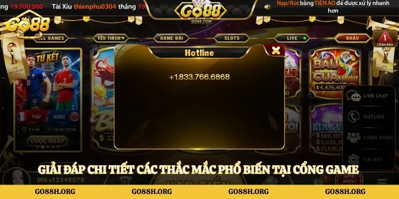 Giải đáp chi tiết các thắc mắc phổ biến tại cổng game 